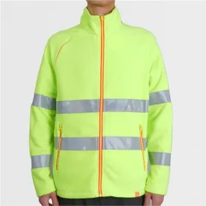 Hi-Vis Fleece Geacă cu bandă reflectorizantă
